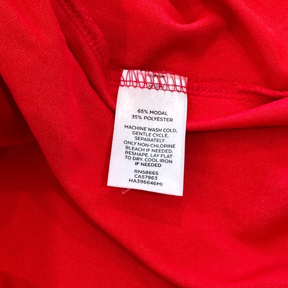 Halogen soft modal polyester ruched on side shirt sleeve work blouse top - Picture 7 of 11